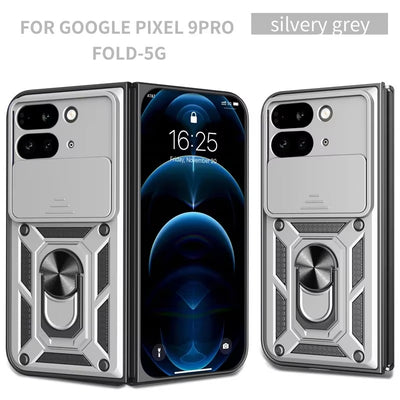 TitanRing Pixel Fold – Armor Shockproof Magnetic Stand Case