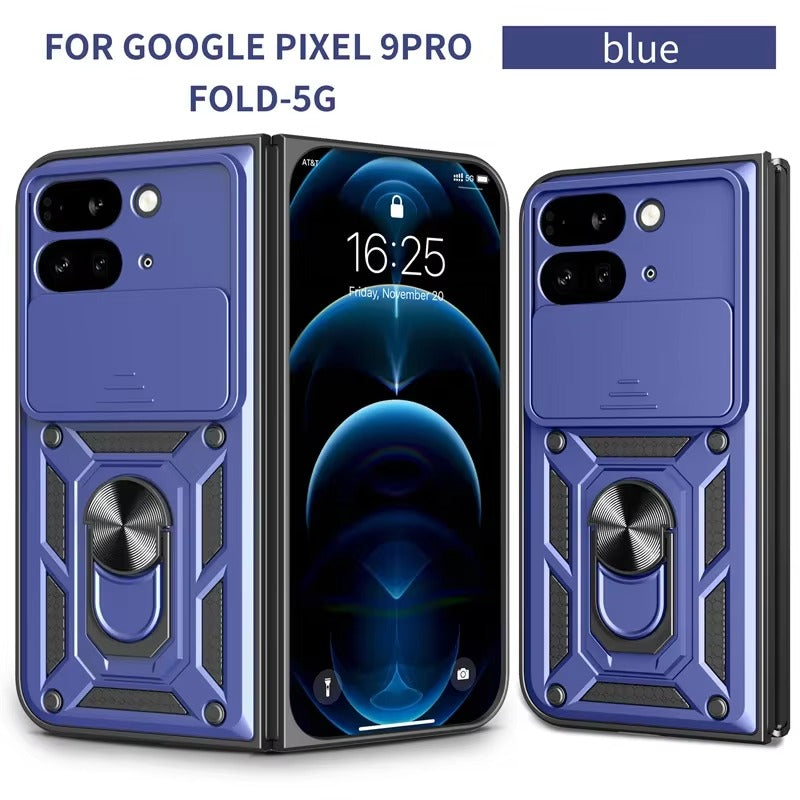 TitanRing Pixel Fold – Armor Shockproof Magnetic Stand Case